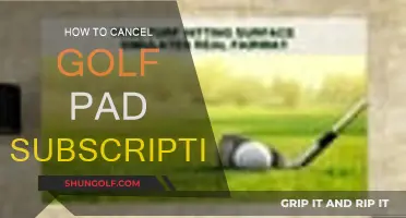 Cancelling Golf Pad Subscription: A Step-by-Step Guide