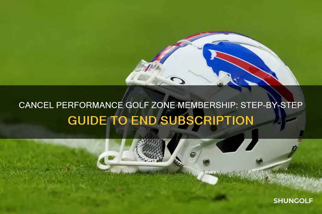how to cancel my performance golf zone membership