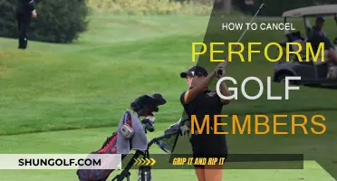 Canceling Performance Golf Membership: Steps to Take