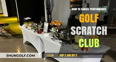 Cancel Performance Golf Scratch Club: A Step-by-Step Guide to Membership Cancellation