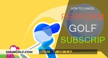 Canceling Performance Golf: A Step-by-Step Guide to Unsubscribing