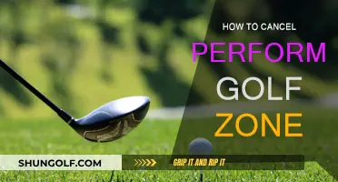 Canceling Performance Golf Zone: A Step-by-Step Guide
