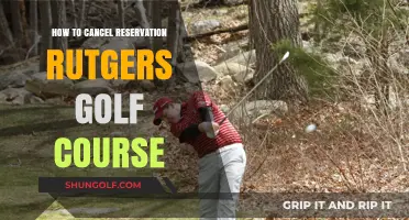 Easy Steps to Cancel Your Rutgers Golf Course Reservation Hassle-Free