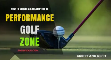 Canceling Your Performance Golf Zone Subscription: A Step-by-Step Guide