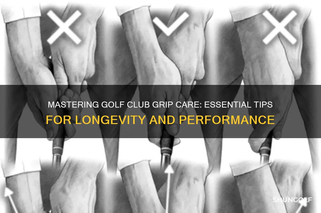 how to care for golf club grips