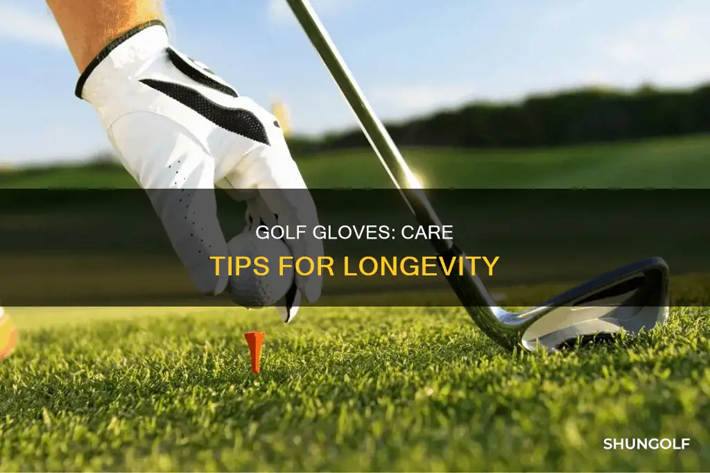 how to care for golf gloves