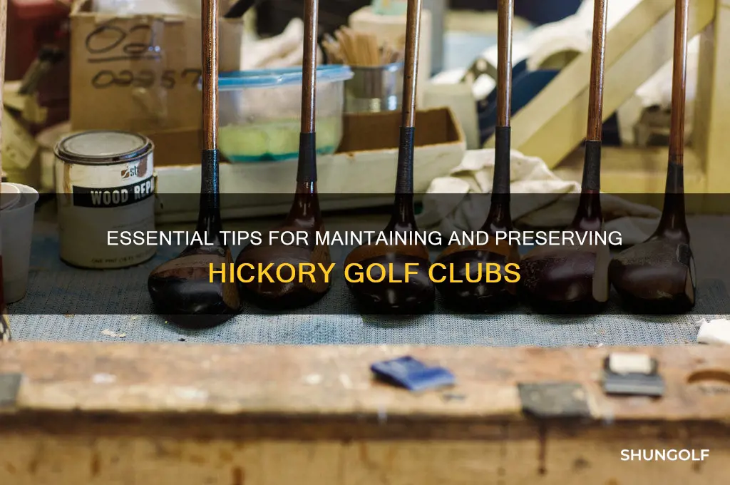 how to care for hickory golf clubs