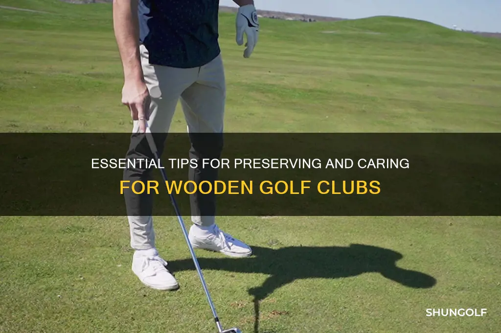 how to care for wooden head golf clubs