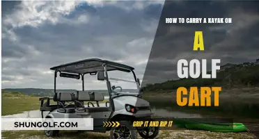 Creative Kayak Transport: Safely Hauling Your Kayak on a Golf Cart