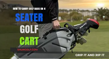 Efficiently Transporting Golf Bags on a 4-Seater Golf Cart: Tips and Tricks