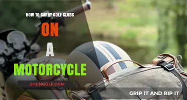 Motorcycle Golfing: Safely Transporting Your Clubs on Two Wheels