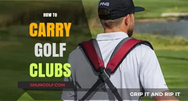 Mastering the Art of Carrying Golf Clubs: Tips for Comfort and Ease
