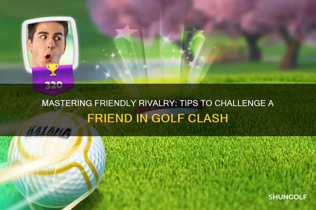 how to challenge a friend in golf clash