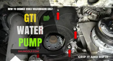 Step-by-Step Guide to Replacing a 2003 Volkswagen Golf GTI Water Pump