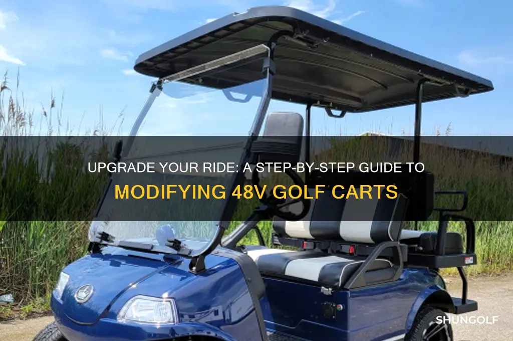how to change a 48 volt golf cart