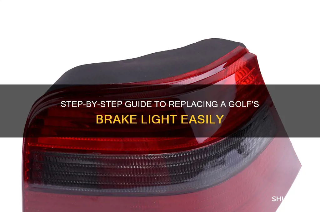 how to change a brake light on a golf