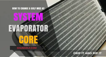 Step-by-Step Guide to Replacing Your Golf MK2 AC Evaporator Core