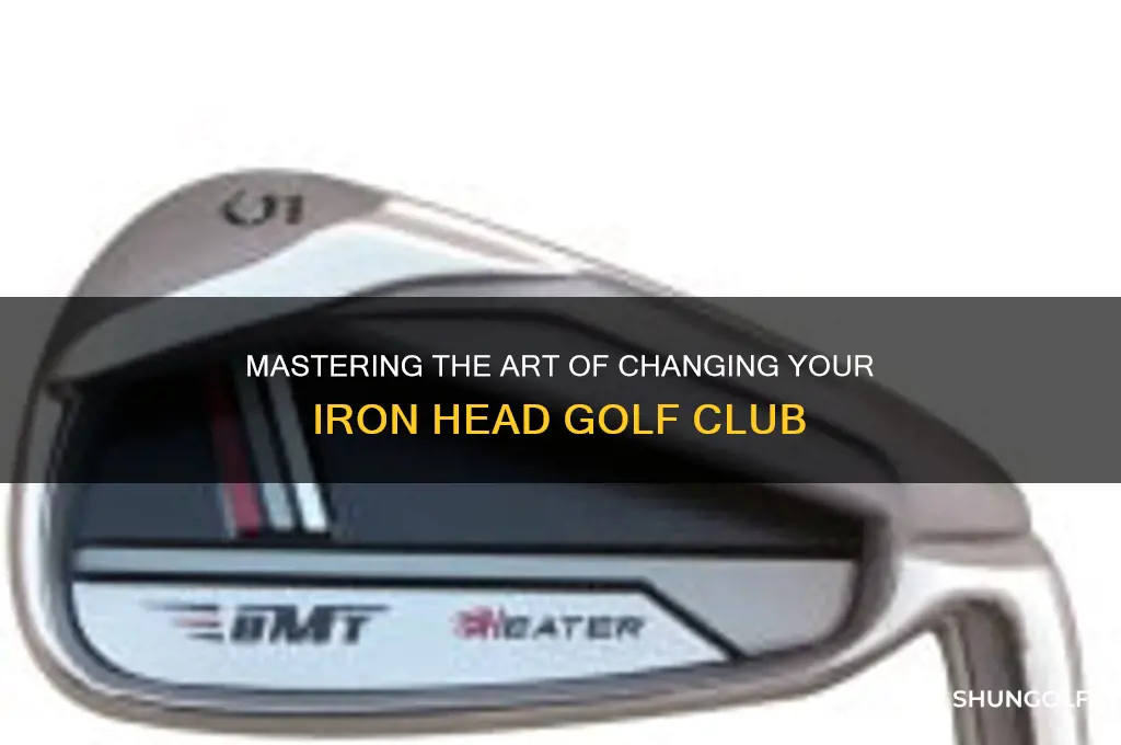 how to change a n iron head golf club