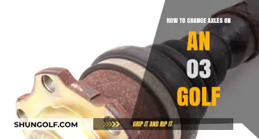 DIY Axle Replacement Guide for 2003 Volkswagen Golf Models