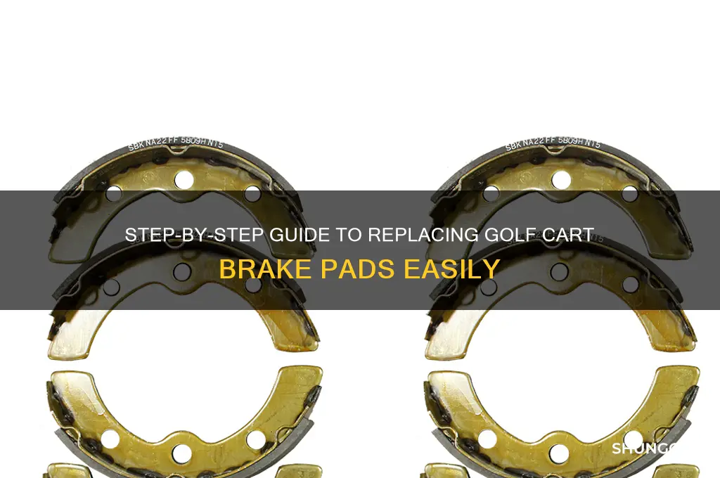 how to change brake pads on a golf cart