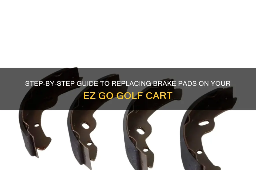 how to change brake pads on ez go golf cart