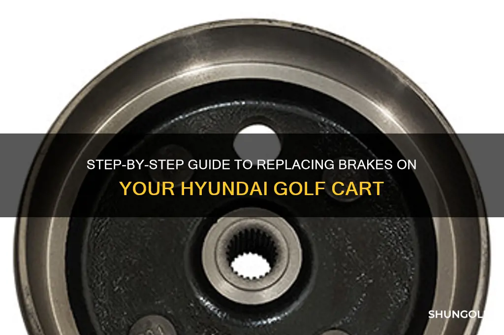 how to change brakes on a hyundai golf cart