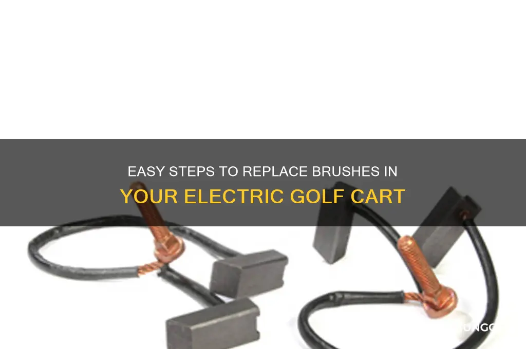 how to change brushes in electric golf carts