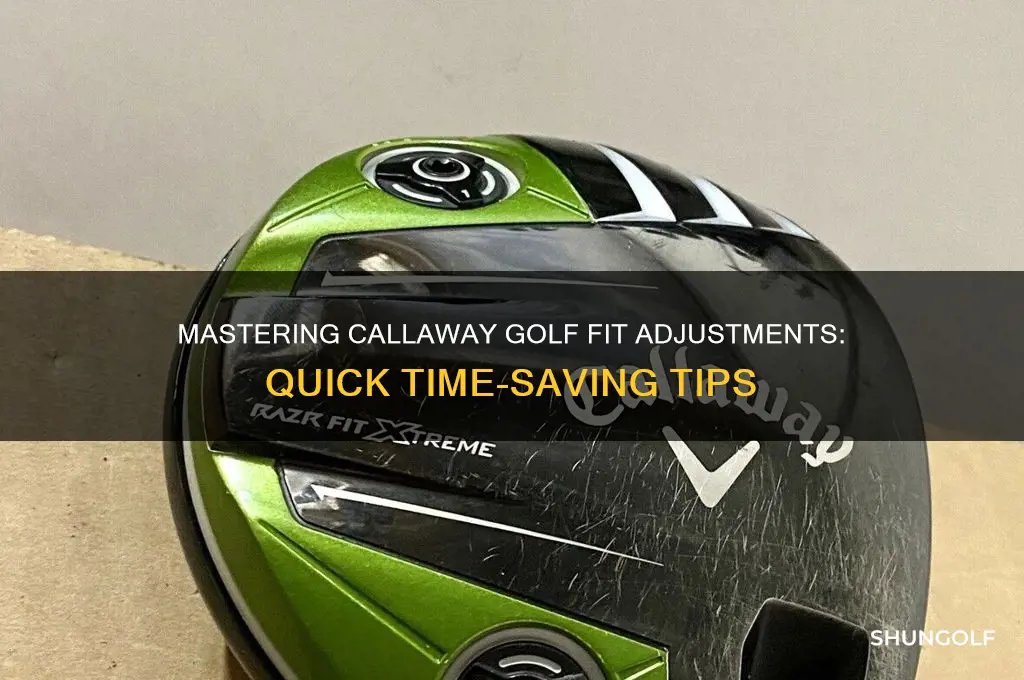how to change callaway golf fit time