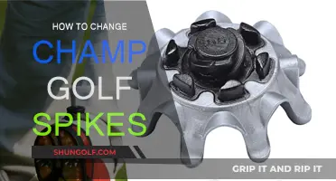 Guide to Changing Champ Golf Spikes: Step-by-Step