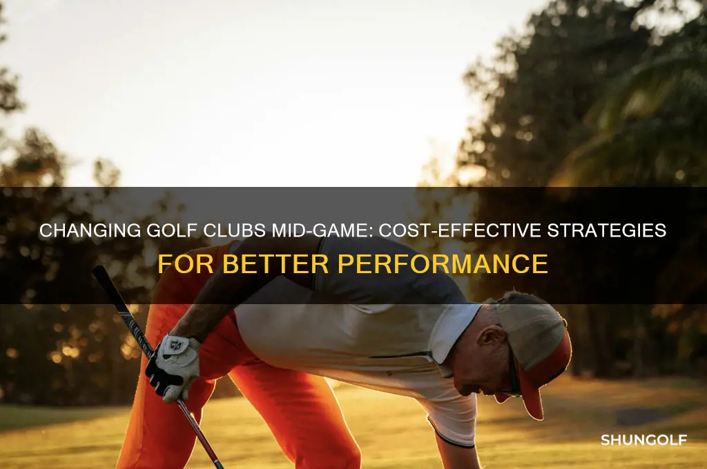 how to change clubs during a game of golf cost