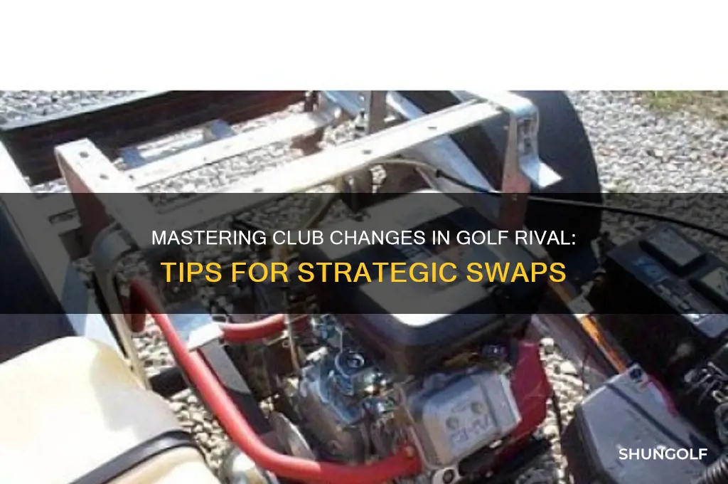 how to change clubs in golf rival
