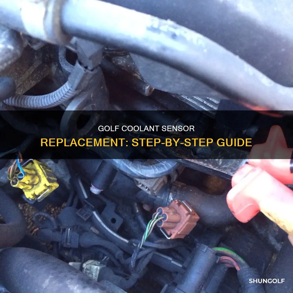 how to change coolant sensor golf