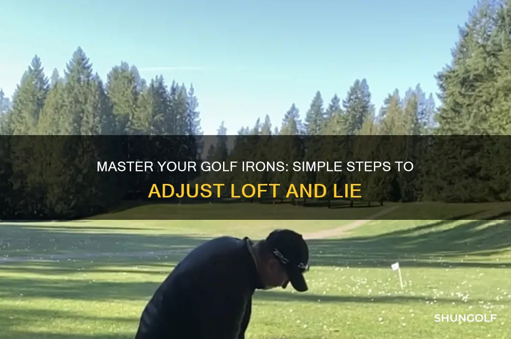how to change degree on golf irons