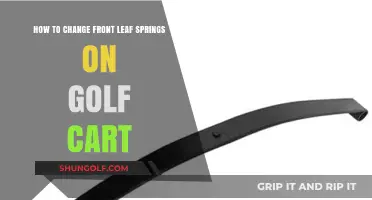 Easy Guide to Replacing Front Leaf Springs on Your Golf Cart