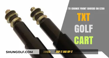 DIY Guide: Replacing Front Shocks on Your EZGO TXT Golf Cart