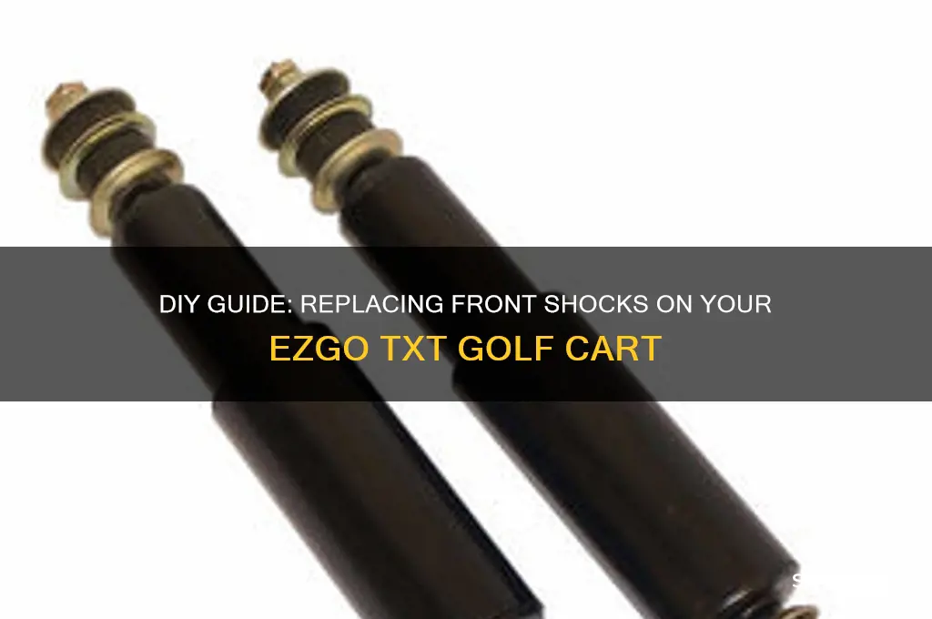 how to change front shocks on ezgo txt golf cart