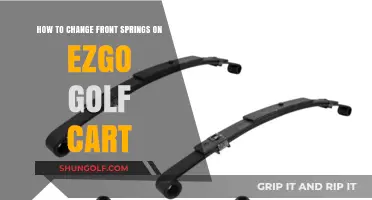 DIY Guide: Changing Front Springs on Your EZGO Golf Cart
