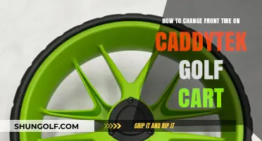 Easy Steps to Replace the Front Tire on Your CaddyTek Golf Cart