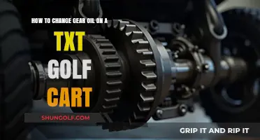 Step-by-Step Guide to Changing Gear Oil on Your TXT Golf Cart