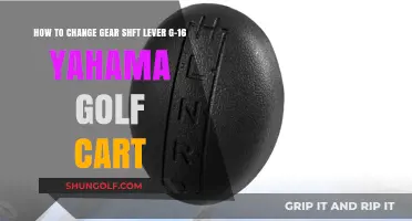 Yamaha Golf Cart G16 Gear Shift Lever Replacement Guide