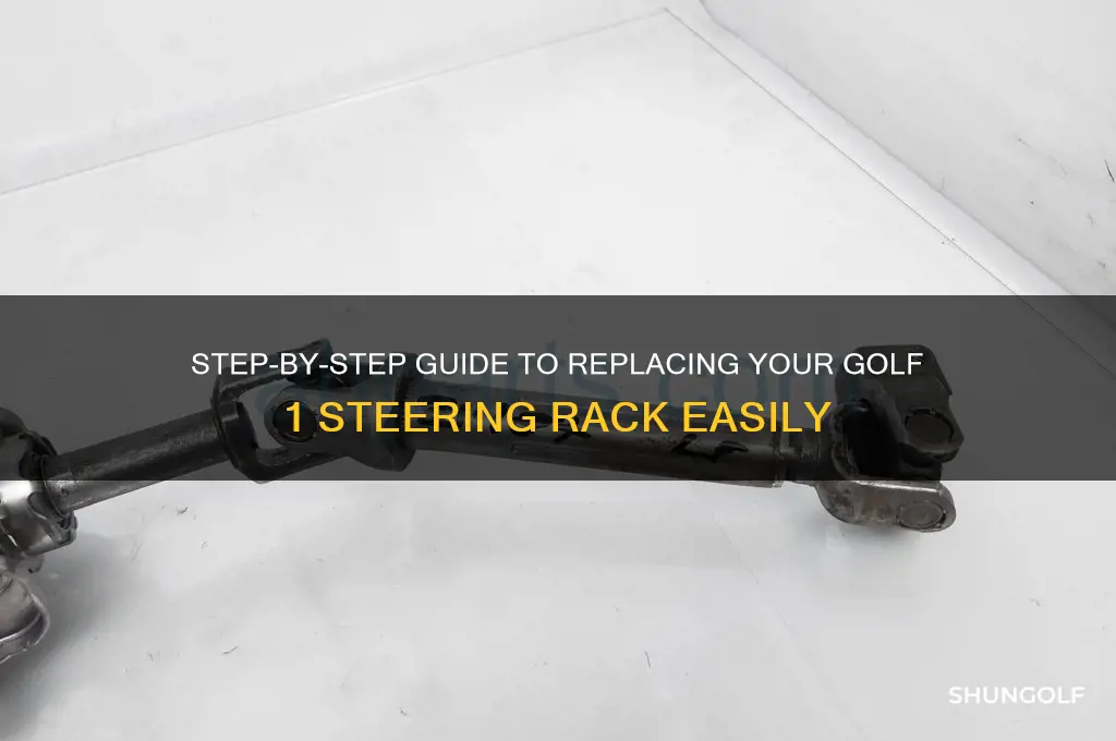 how to change golf 1 steering rack