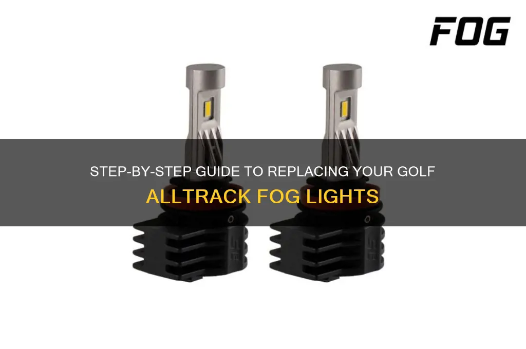 how to change golf alltrack fog lights
