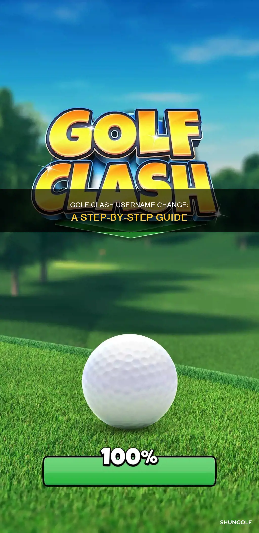 how to change golf clash username