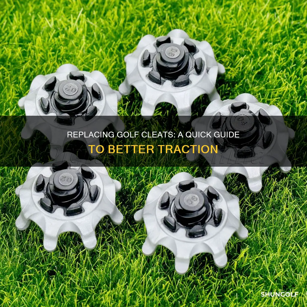 how to change golf cleats