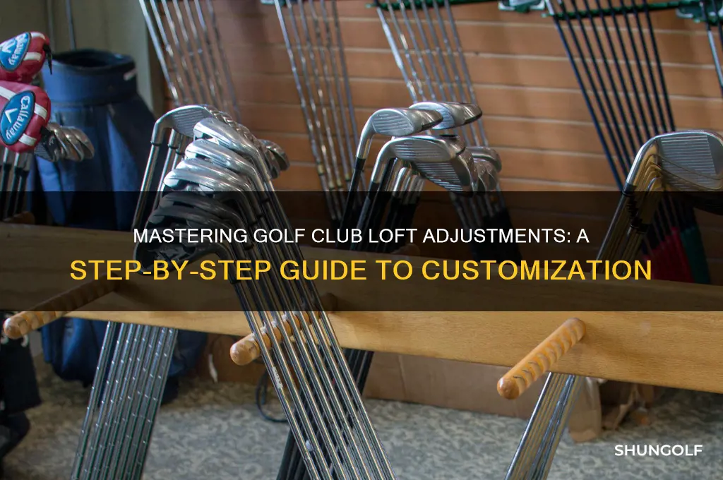 how to change golf club loft