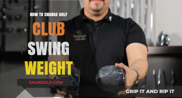 Master Your Swing: Adjusting Golf Club Swing Weight Effectively