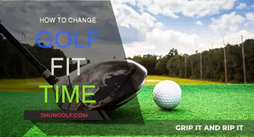 Golf Fit Time: Short Guide to Adjusting Your Schedule