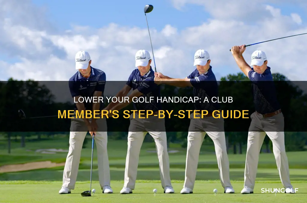 how to change golf handicap member of a club