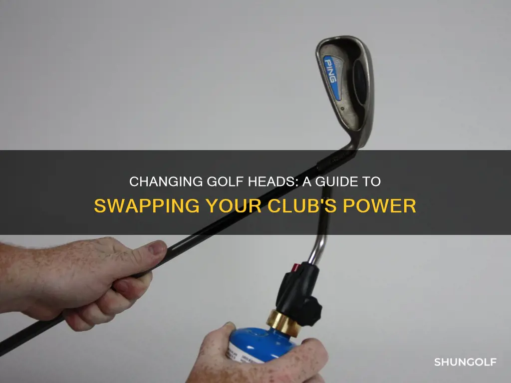 how to change golf head