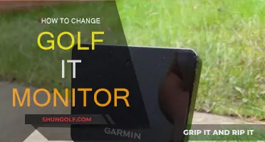 Changing Golf IT Monitors: A Step-by-Step Guide